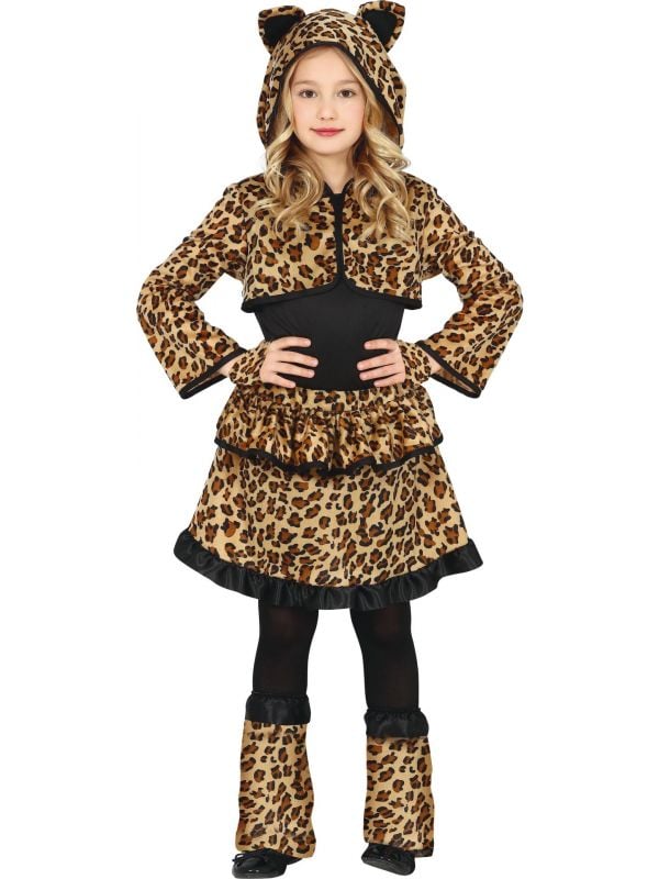 Jungle luipaard kostuum meisje