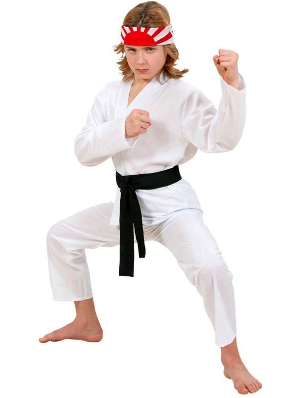 Karate kind kostuum