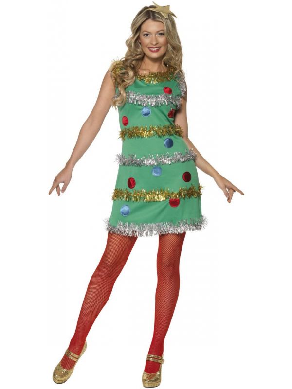 Kerstboom outfit vrouw