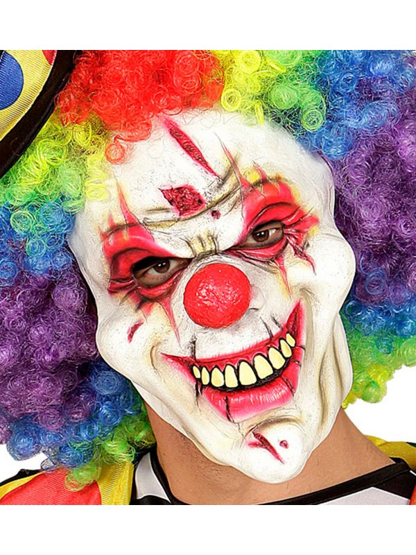 Killer clown horror masker