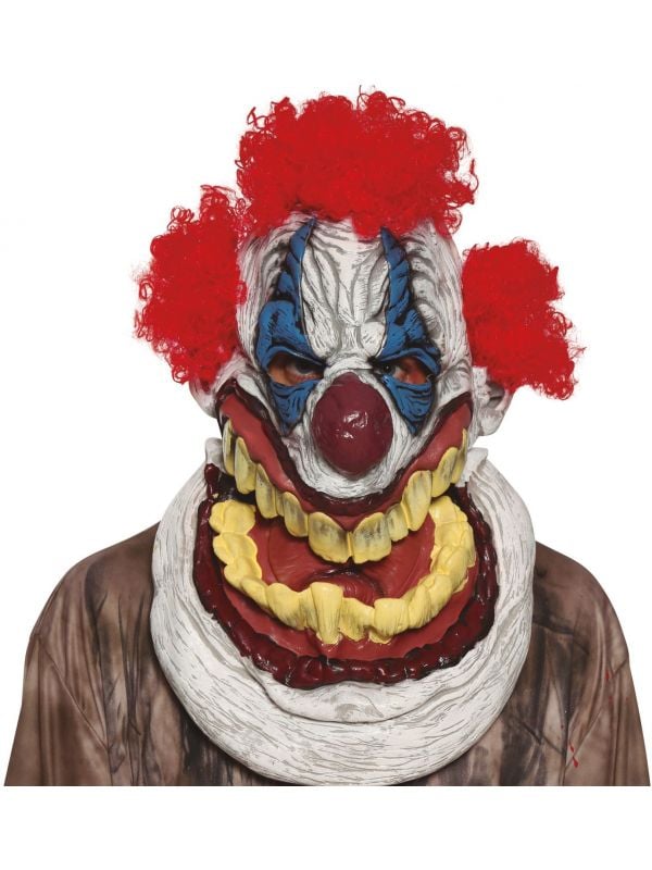 ding Moet Handel Killer clown masker volledig hoofd | Carnavalskleding.nl
