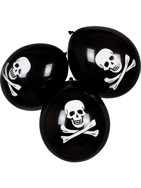 Klassiek piraten doodshoofd ballonnen
