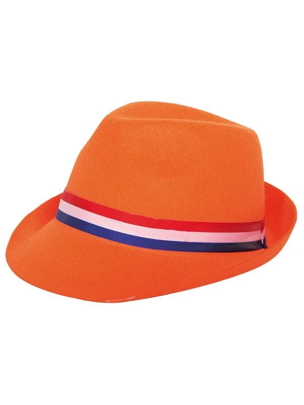 Klassieke oranje supporters hoed