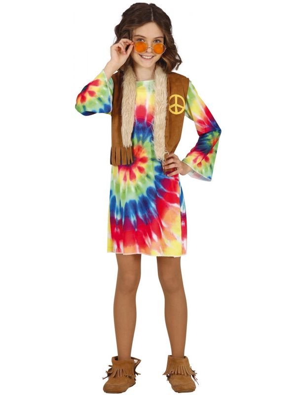 Kleurrijk hippie jurk meisje