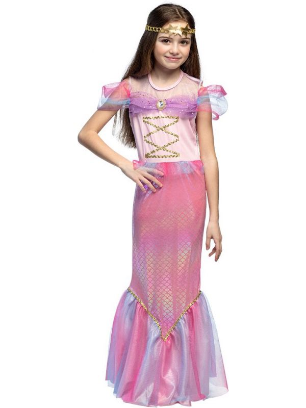 Kleurrijk zeemeermin jurk Alana meisjes