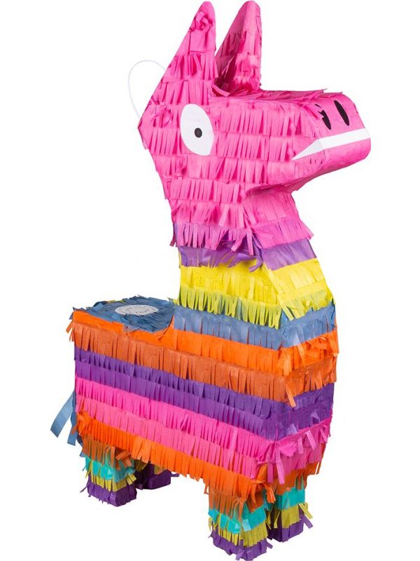 Kleurrijke fortnite lama piñata