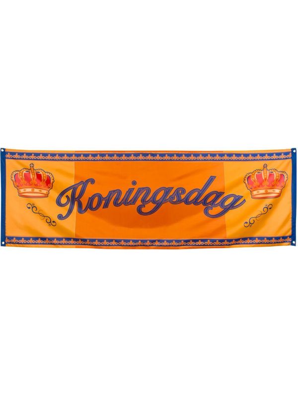 Koningsdag banner oranje