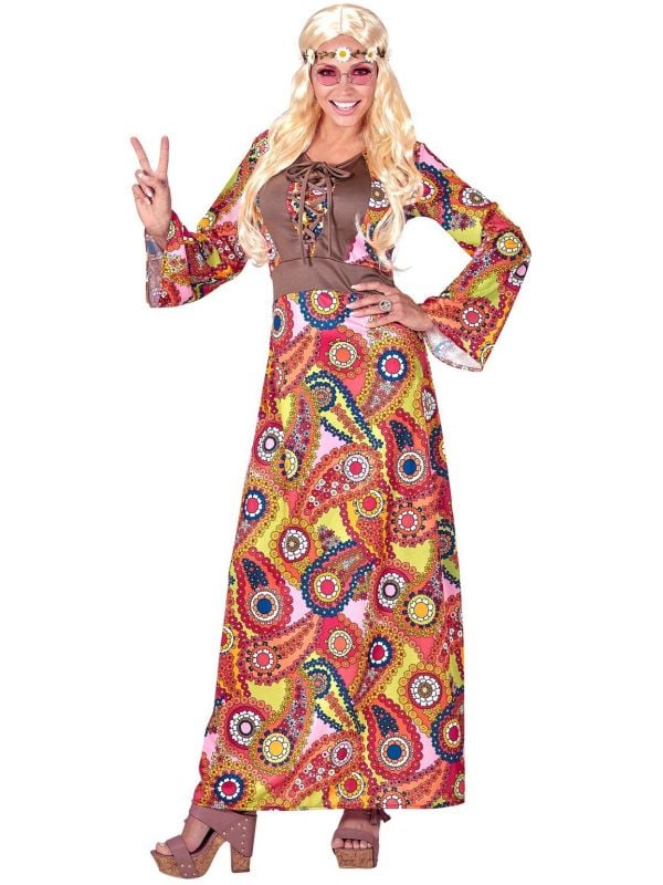 Lange hippie jurk dames