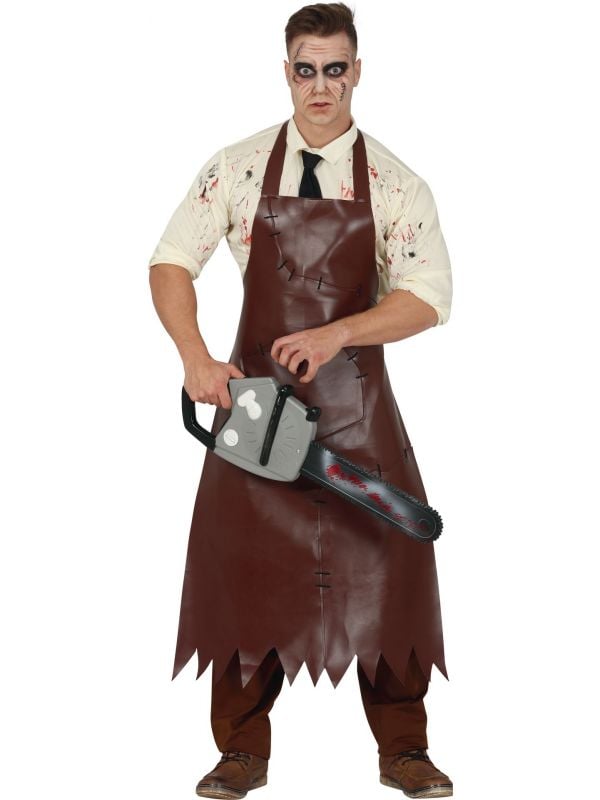 Leatherface zombie kettingzaag outfit