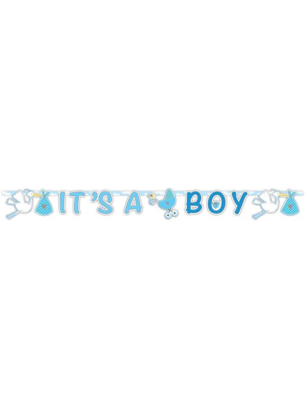 Letterslinger geboorte jongen it's a boy