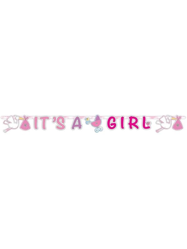 Letterslinger geboorte meisje it's a girl