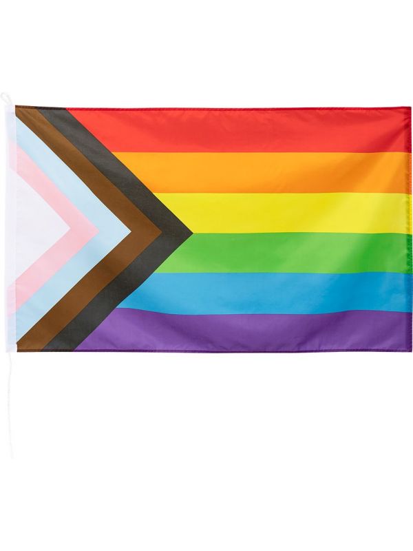 LGBTQIA+ progress vlag