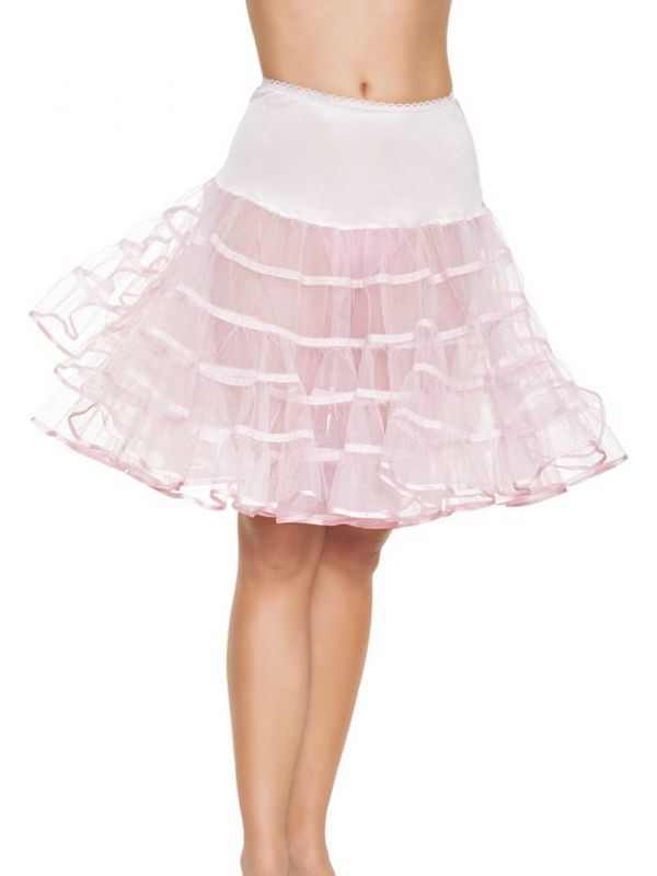 Licht roze luxe petticoat
