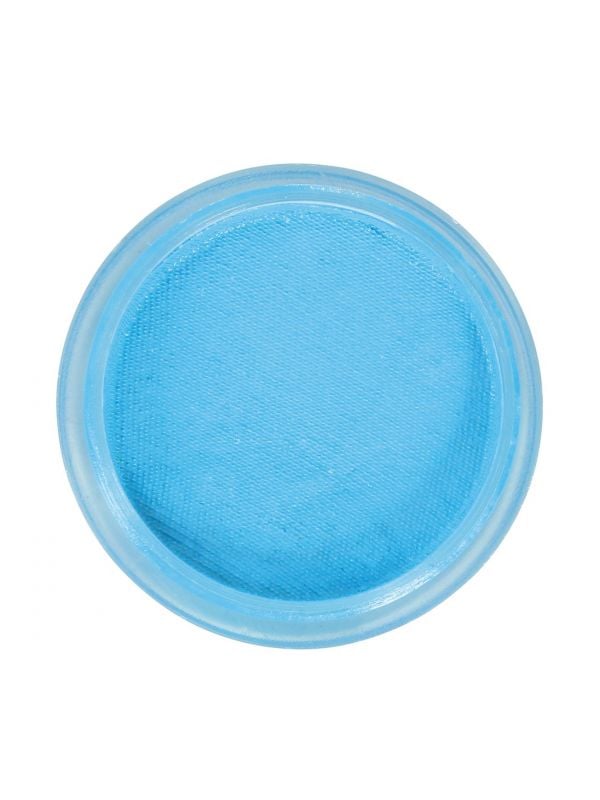 Lichtblauwe schmink waterbasis