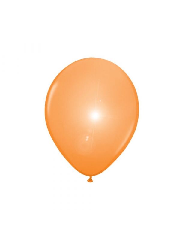 Lichtgevende ballonnen set oranje LED