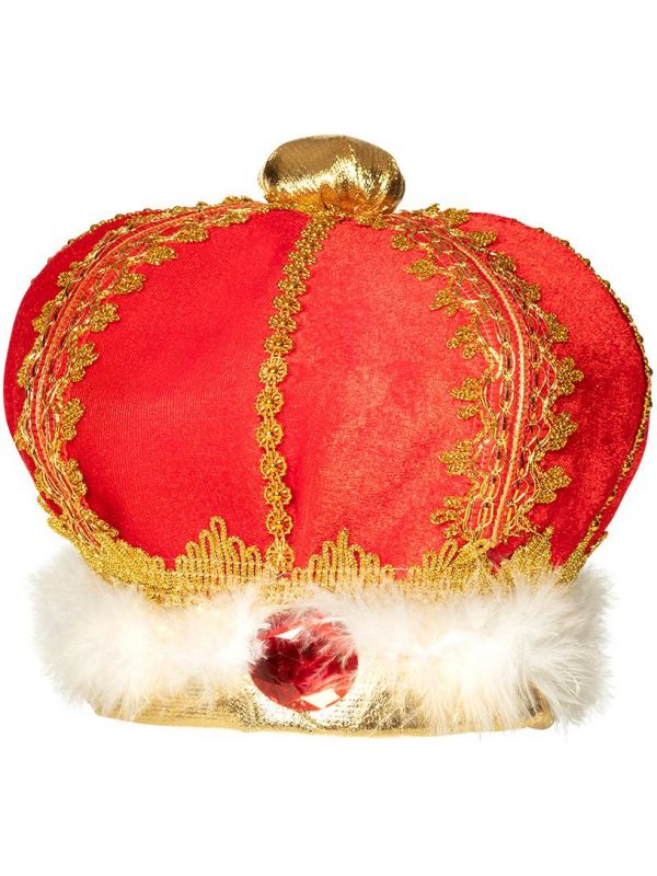 Luxe koninklijke majesteit hoed