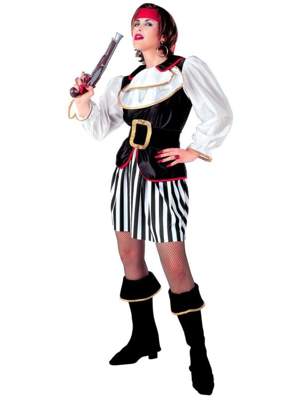 Luxe piratendame kostuum