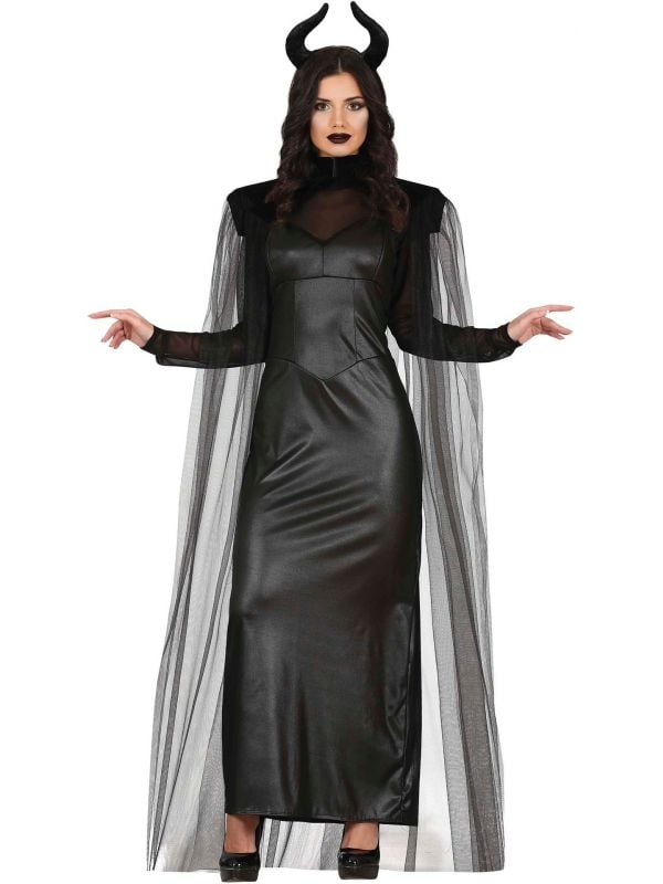 Malifecent halloween jurk vrouw