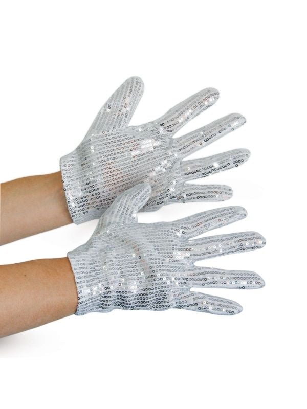 Micheal Jackson glitter handschoenen kind