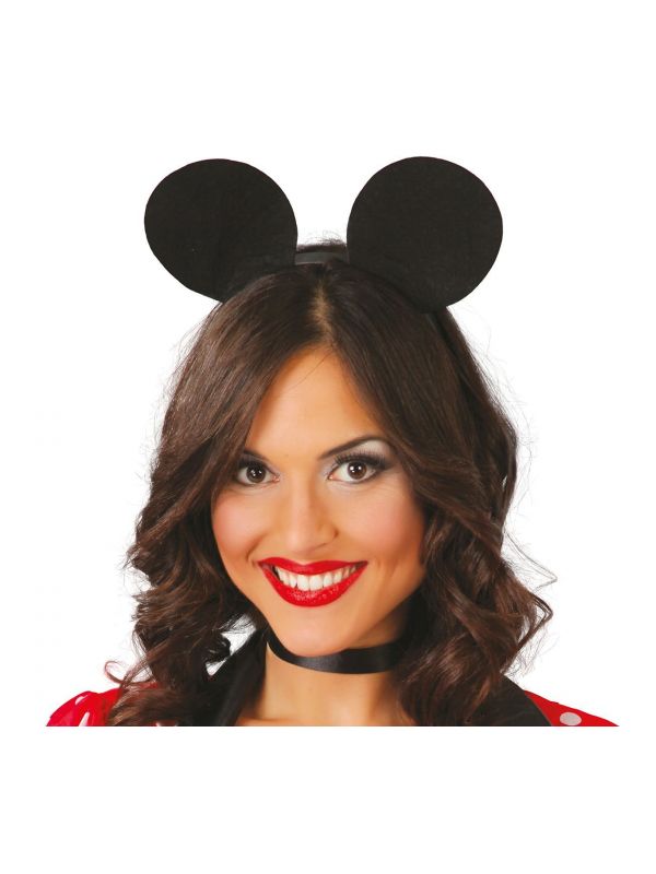 Nadeel Citroen Uitgaven Mickey Mouse oren basic | Carnavalskleding.nl