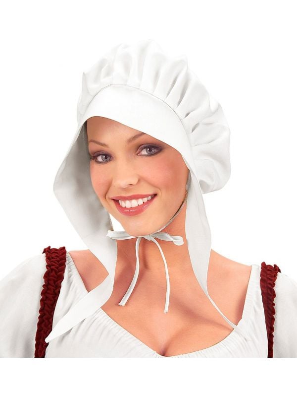 Middeleeuwse boerin bonnet