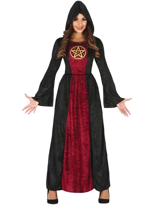 Middeleeuwse heks kostuum vrouw