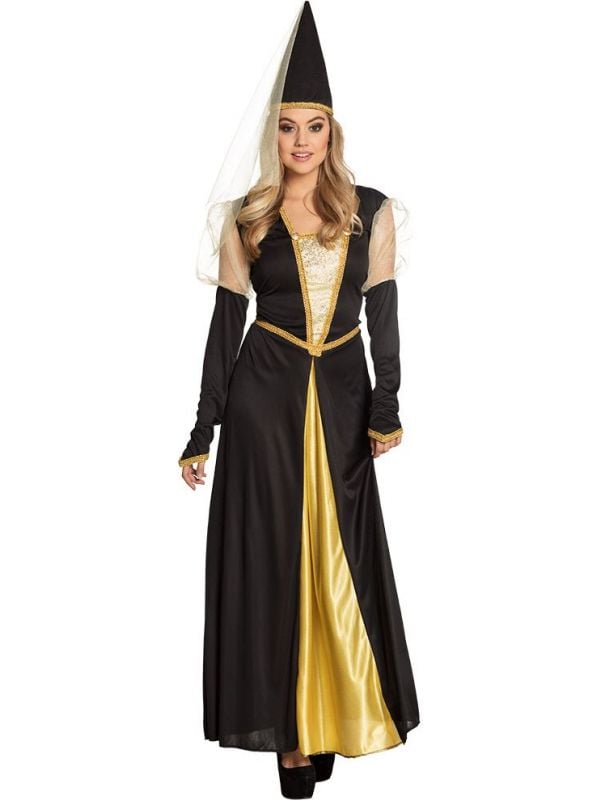 Middeleeuwse jonkvrouw isolde jurk vrouw