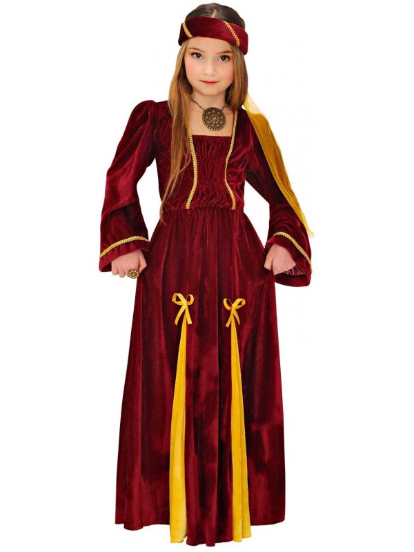 Middeleeuwse prinsessen kostuum