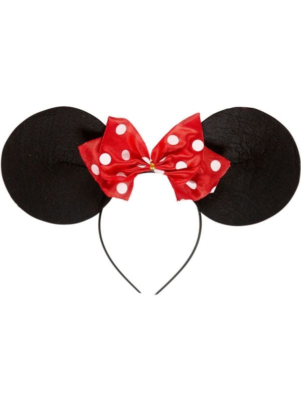 Minnie Mouse hoofdband met strik
