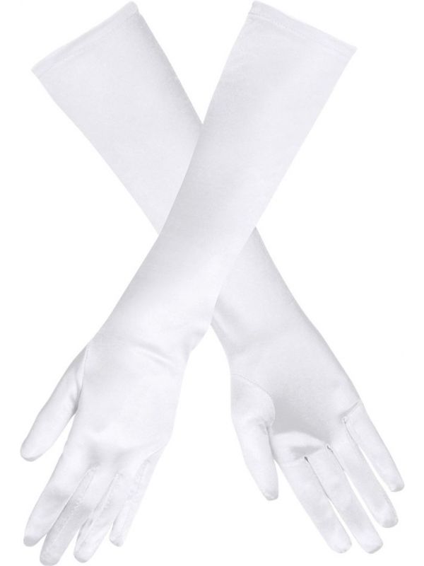 Monte Carlo lange handschoenen wit