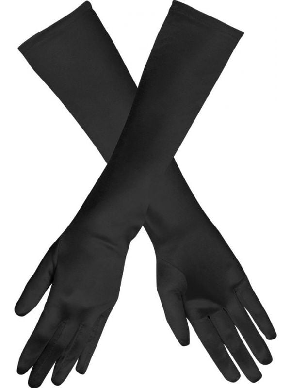 Monte Carlo lange handschoenen zwart