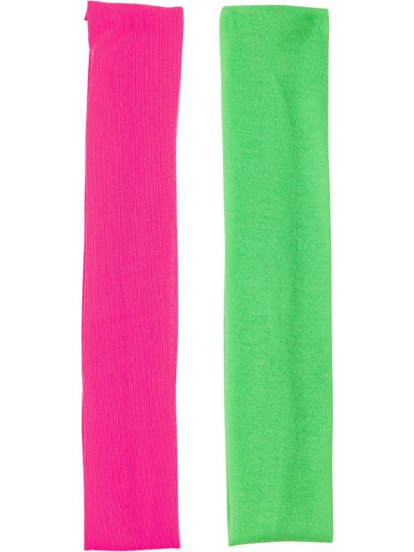 Neon groene en neon roze hoofdband