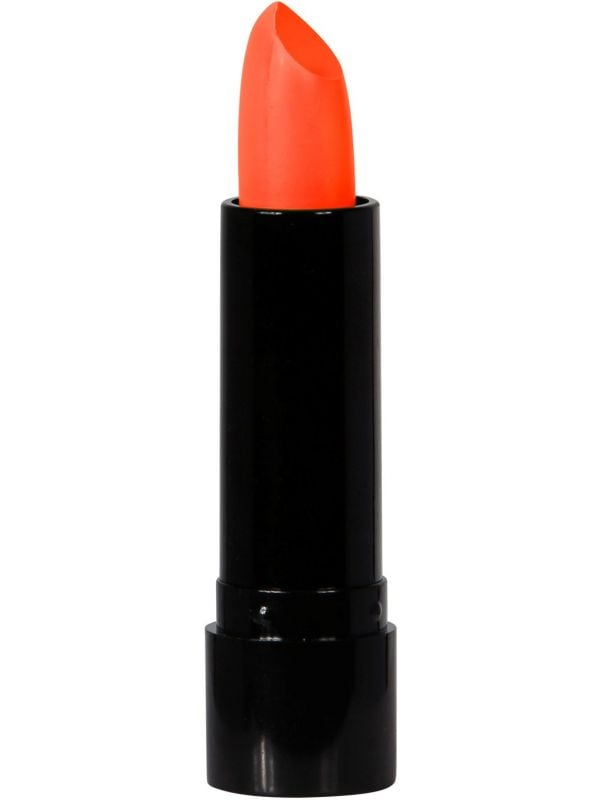 Neon lippenstift oranje