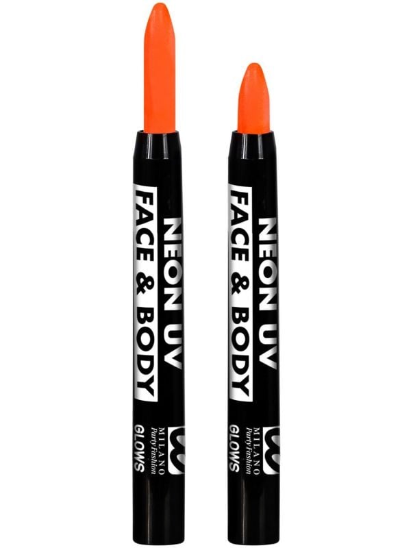 Neon make-up potlood oranje