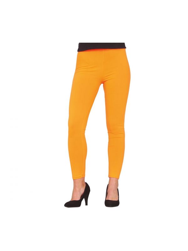Neon oranje legging dames