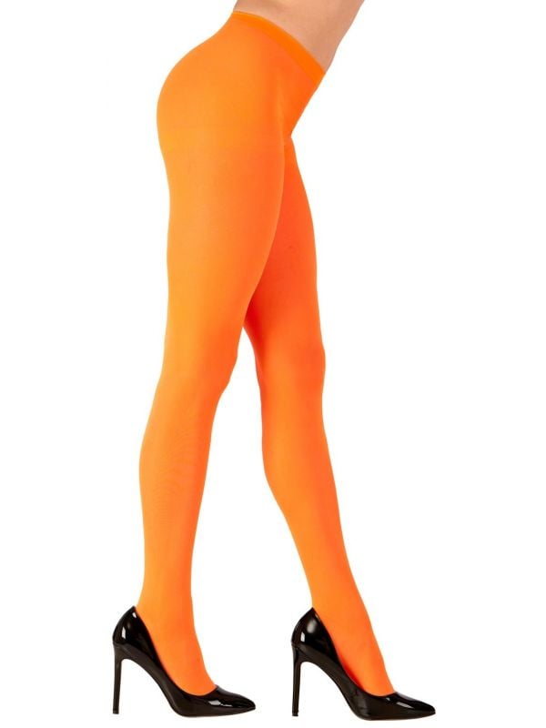 Neon oranje panty