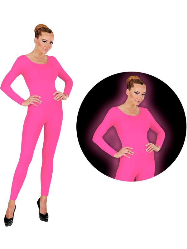 Neon roze bodysuit