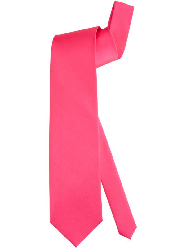Neon roze stropdas