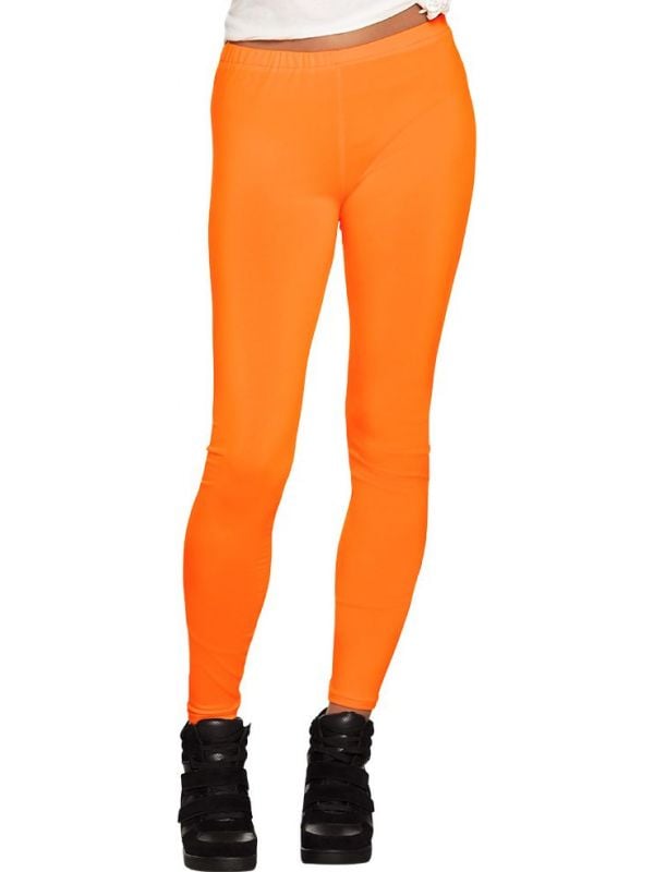 Opaque legging dames neon oranje