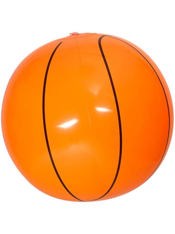Opblaasbare oranje basketbal
