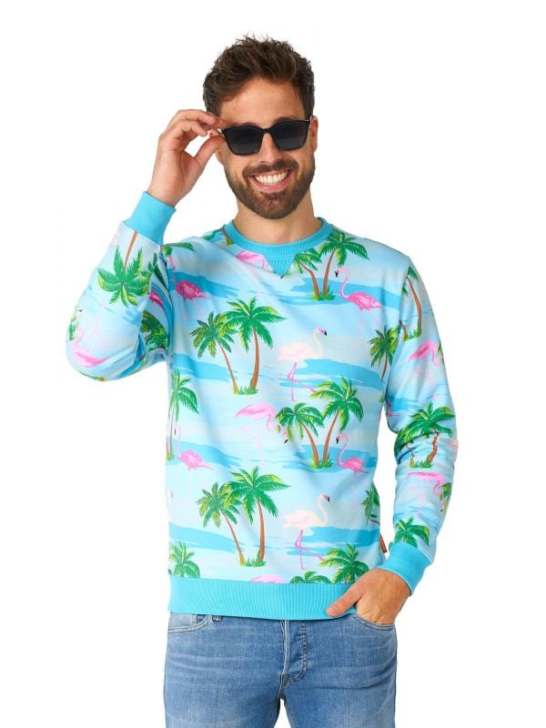 Opposuits Flamingo Sweater Heren