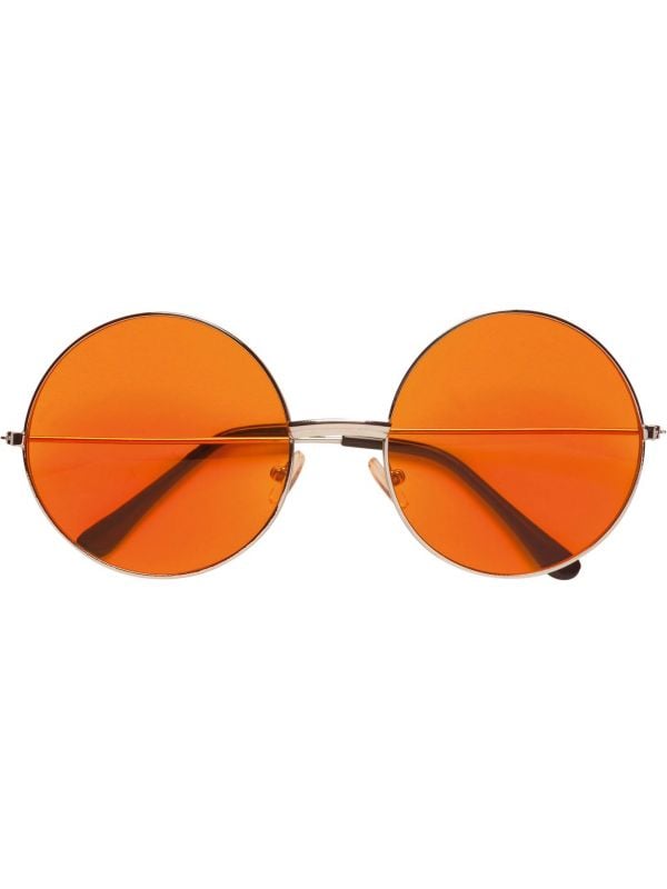 Oranje hippie bril