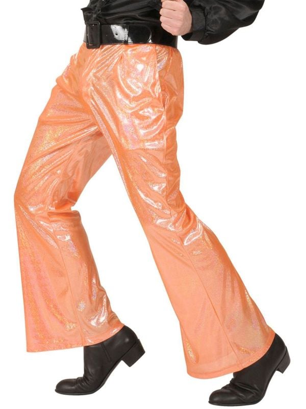 Oranje holografische broek