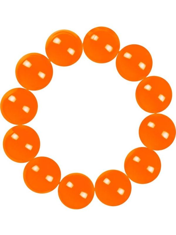 Oranje koningsdag armband
