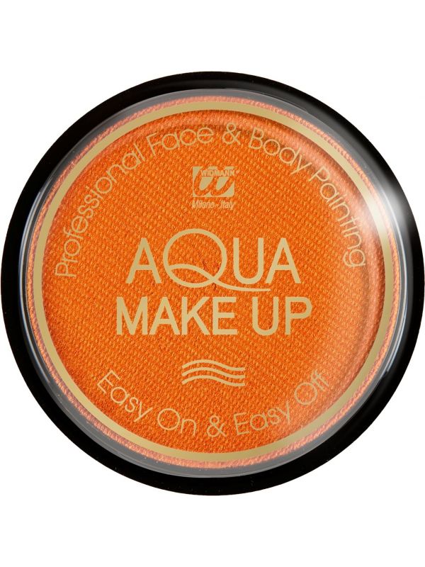 Oranje make-up waterbasis metallic