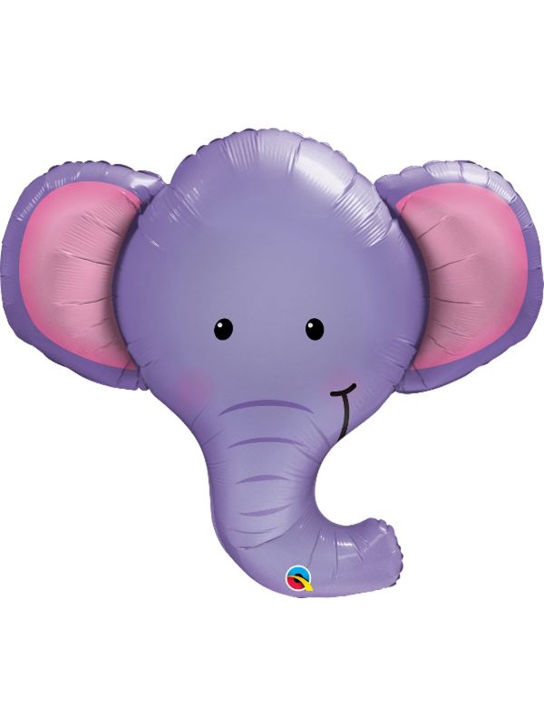 Paarse olifant folieballon