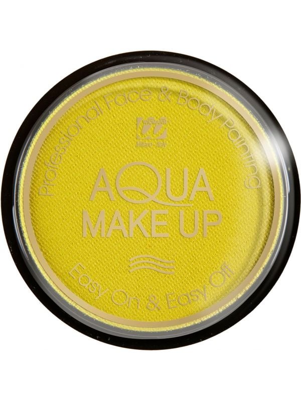 Pastel gele make-up waterbasis