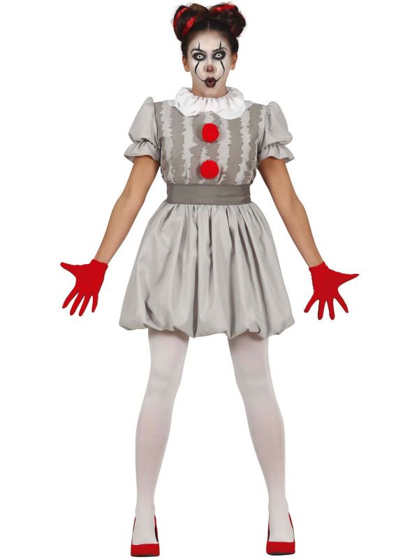 Pennywise clown kostuum vrouw