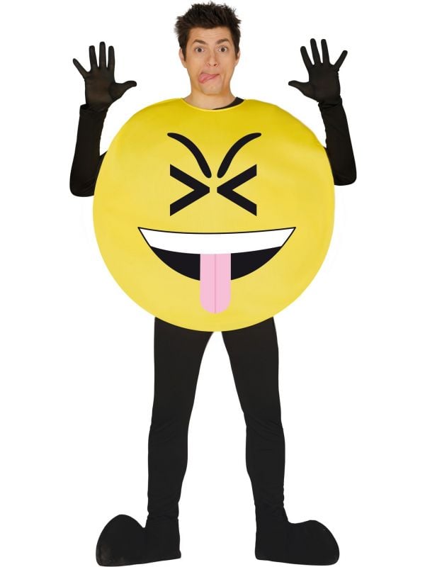 Personaliseerbaar emoticon kostuum carnaval