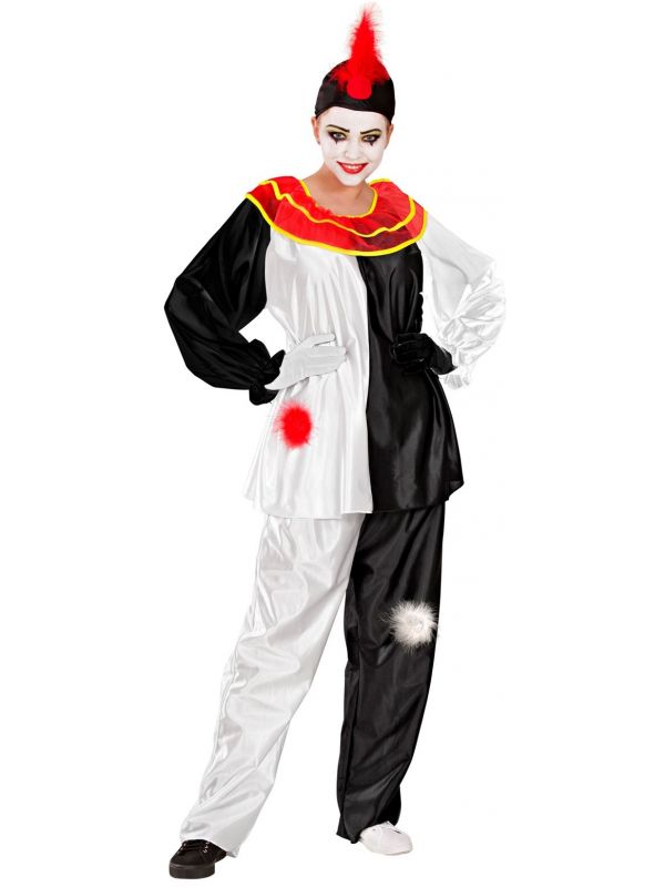 Pierrot Kostuum vrouw